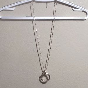 Gold 32" long necklace